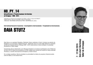 los expositores Daia Stutz