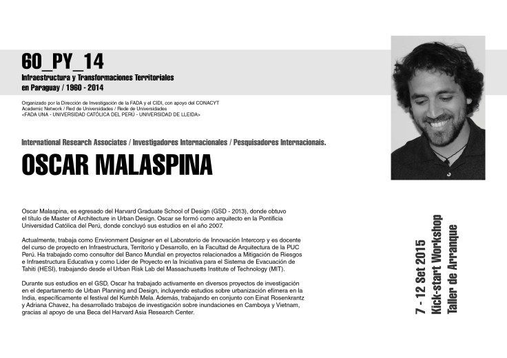 los expositores Oscar Malaspina